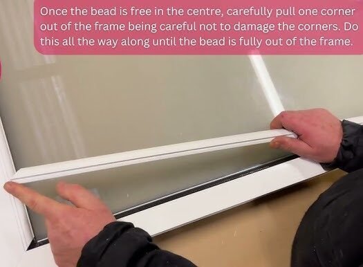 removing window bead