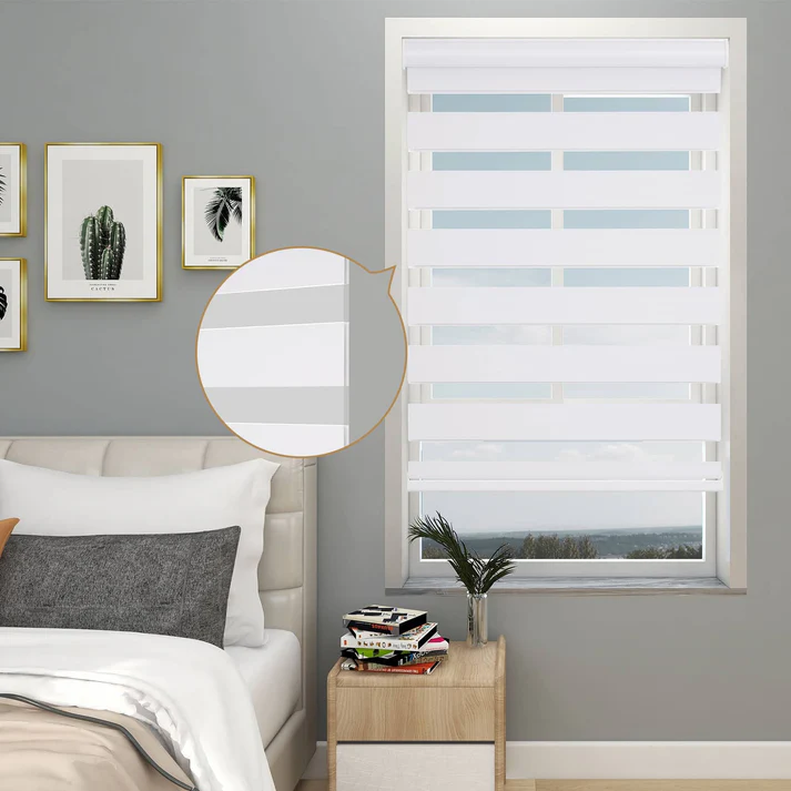 85% Blackout Cordless Zebra Roller shades - Image 8