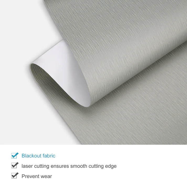 Custom Corded Blackout Roller Shades - Image 3