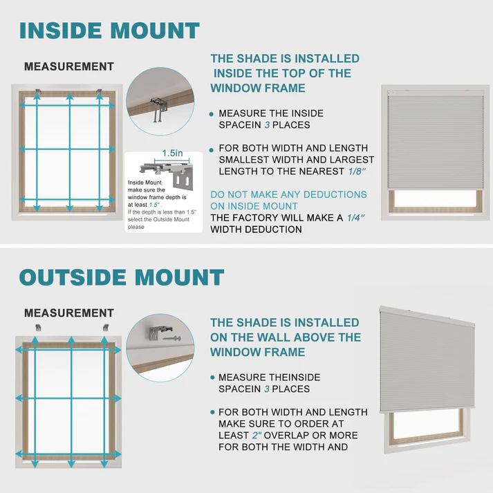 Smart 1.5 Inch Motorized Blackout Cellular Blinds for Window - Image 3